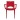 Kit 24 sedie Paris con braccioli rosse