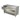 Tavolo in acciaio inox con fianchi, schienale e cassetti profondità 600 mm 2000x600 mm 4 cassetti