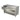 Tavolo in acciaio inox con fianchi, schienale e cassetti profondità 700 mm 2000x700 mm 4 cassetti