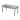 Tavolo in acciaio inox su gambe profondità 600 mm 1500x600 mm