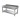 Tavolo Acciaio INOX con Ripiano e Alzatina 140x60 cm