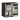 Retrobanco refrigerato statico 2 porte a battente con cremagliera per aggancio mensole termometro digitale 185 lt  +0 +10 °C