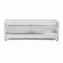 Vetrina frigo 172x60x60h cm refrigerata da banco a due piani bianca con vetri dritti motore incorporato e piano liscio  