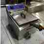 Friggitrice Elettrica professionale singola vasca con scarico in acciaio inox per Pub Bar da banco 10 litri usata