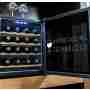 Cantina vini termoelettrica refrigerazione statica rifiniture porta in acciaio 16 +10 +18°C 43x52x52h cm