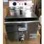 Friggitrice Elettrica professionale 16 litri singola vasca in acciaio inox per Pub Bar Ristoranti da banco - 220 Volt usato