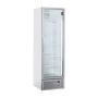 Frigo vetrina bibite refrigerazione a Roll-Bond bianca 0+7°C capacità 441 lt 59,5x68x201,8h cm
