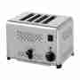 Toaster 4 fette in acciaio inox 220 V / 1.8 kw